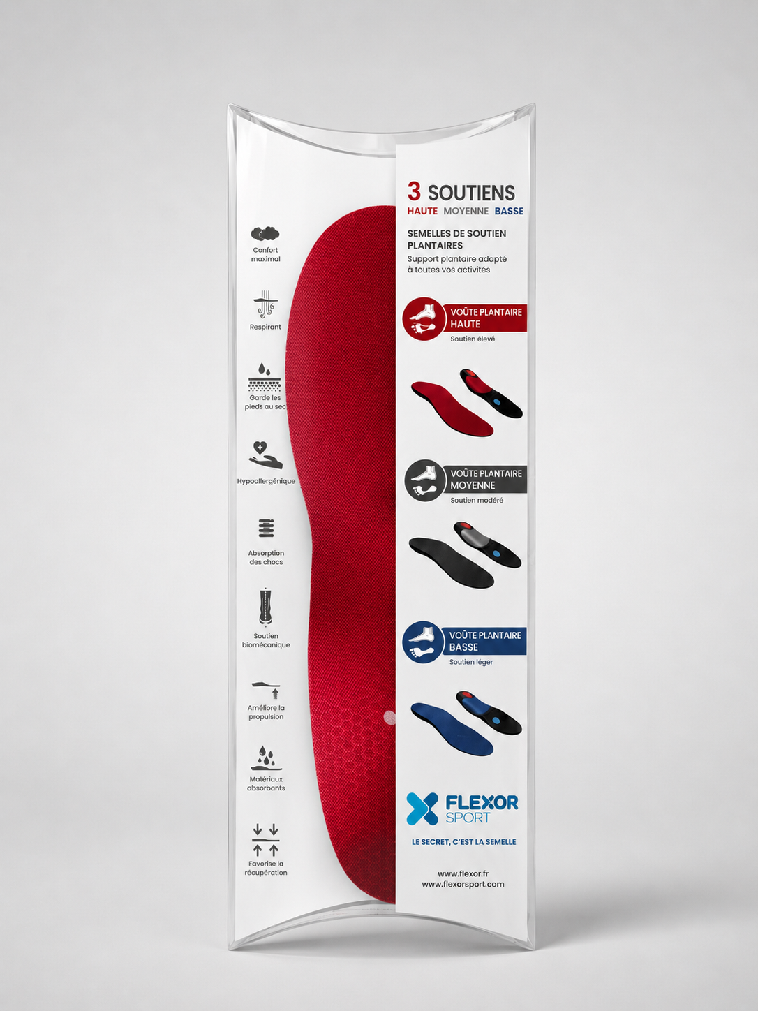 Semelle Sport PRO / 3 Soutiens